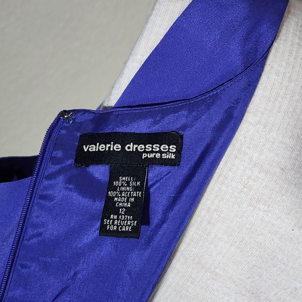 Valerie Dress Silk Sleeveless  Lavender Size 12 - Picture 13 of 16